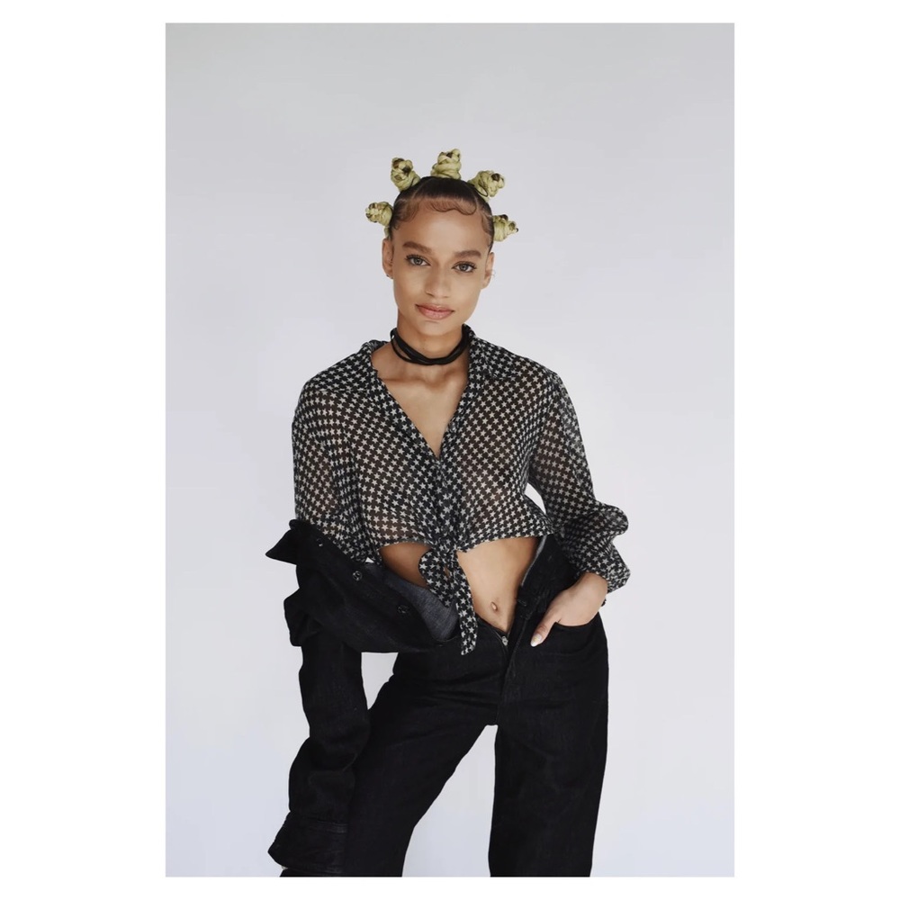 VINTAGE STAR CROP TOP